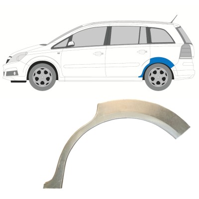 Lem zadního blatníku na Opel Zafira B 2005-2012 / Levá 14757