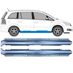 Kompletní práh na Opel Zafira B 2005-2012 / Levá+Pravá / Sada 10617
