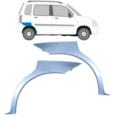 Lem zadního blatníku na Opel Agila 2001-2008 / Levá+Pravá / Sada 10094