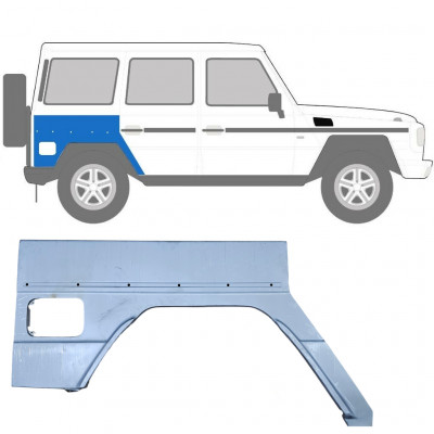 MERCEDES G CLASS 1992- 5 DVEŘE OPRAVA PODBĚHU KOLA / PRÁVA