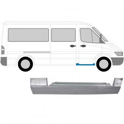 Opravný plech prahu předních dveří na Mercedes Sprinter 1995-2006 / Pravá 5812