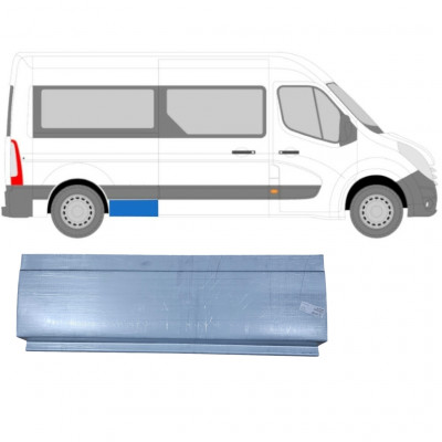 Lem zadního blatníku na Renault Master 2010- / Pravá 8367